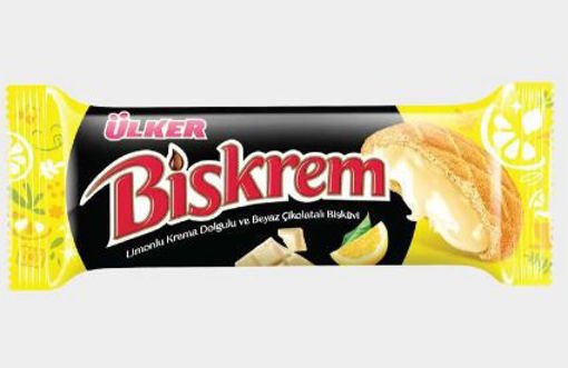 Ülker Biskrem Limonlu Krema Beyaz Çikolata 94,50gr