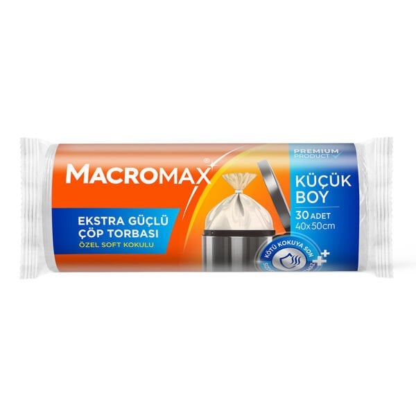 Macromax Extra Güçlü Çöp Torası Küçük Boy 30'lu