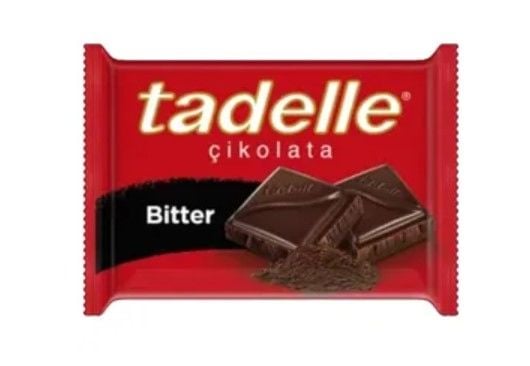 Tadelle Bitter Kare Çikolata 60 gr