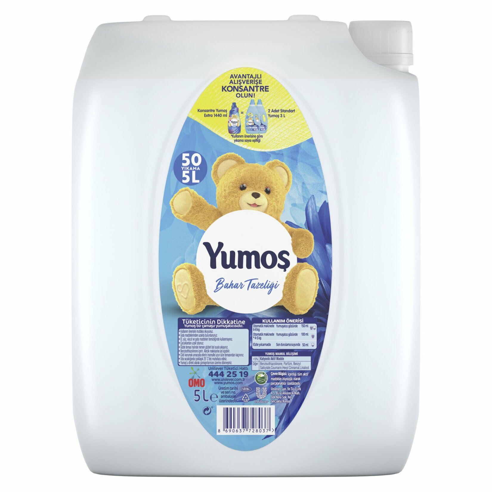 Yumoş Yumuşatıcı Bahar Tazeliği 5000gr