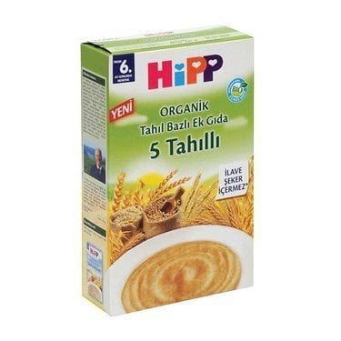 Hipp Organik Tahıl Bazlı Ek Gıda 5 Tahıllı 200gr
