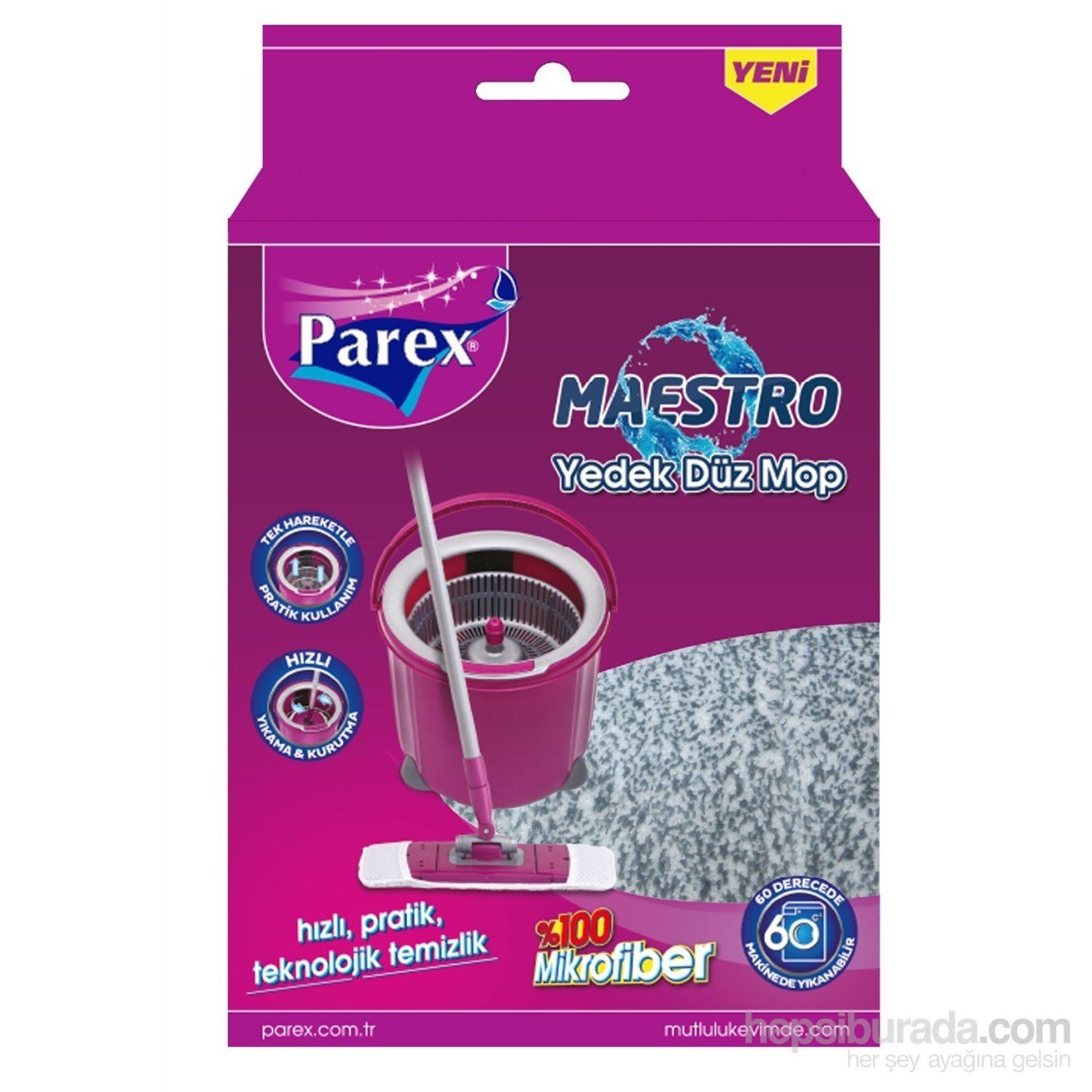 Parex Maestro Yedek Düz Mop