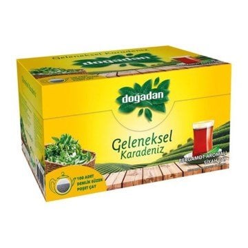 Doğadan Geleneksel Karadeniz Demlik Poşet Çay 100lü 320gr