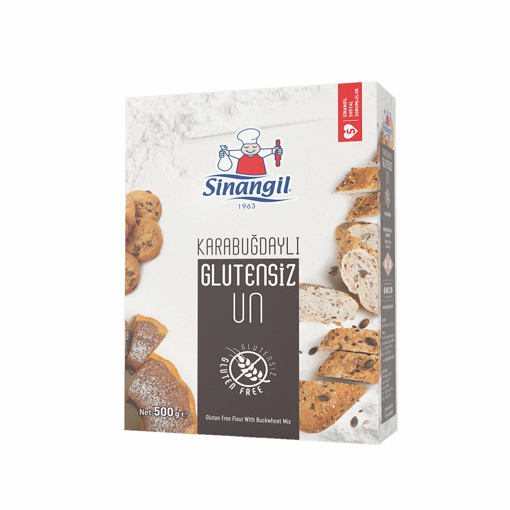 Sinangil Karabuğdaylı Glütensiz Un 500gr