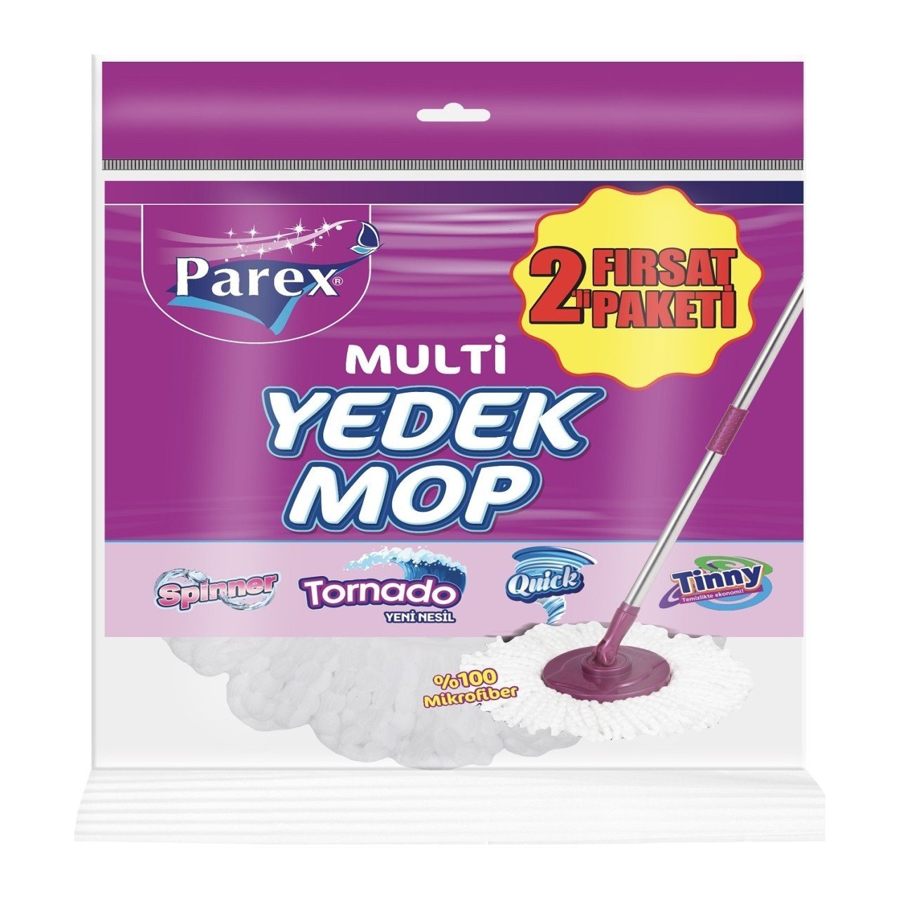 Parex Multi Yedek Mop 2li Fırsat Paketi