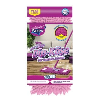 Parex Mikrofiber Dip-Köşe Yer Temizlik Sistemi Yedek