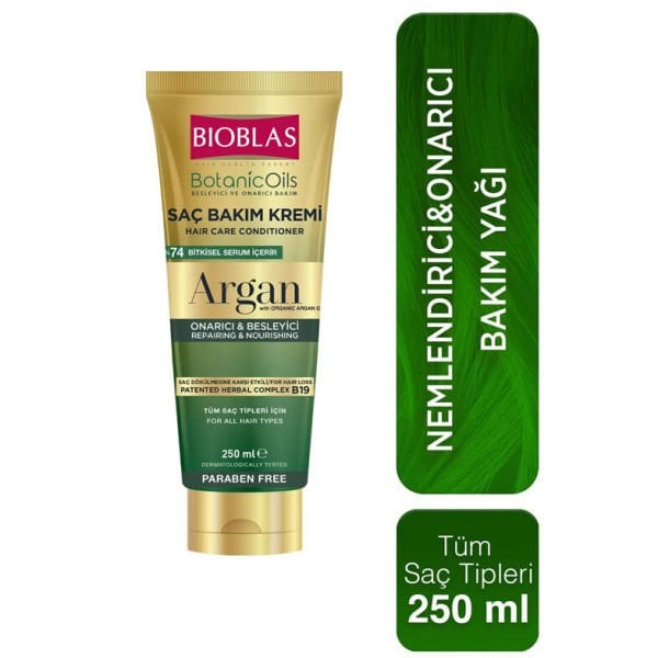Bioblas Botanic Oils Argan Yağlı Saç Bakım Kremi 250ml