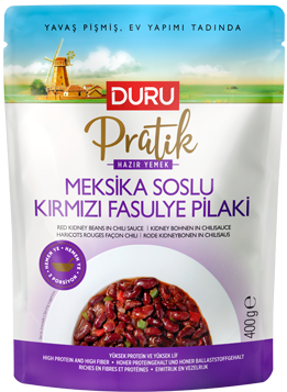 Duru Pratik Meksika Soslu Kırmızı Fasulye Pilaki 400gr
