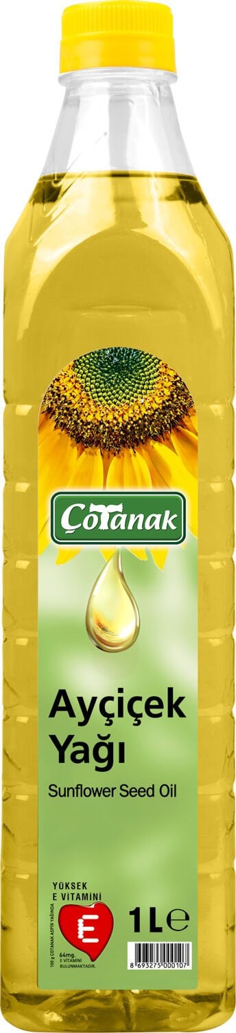 Çotanak Ayçiçek Yağı 1000ml pet